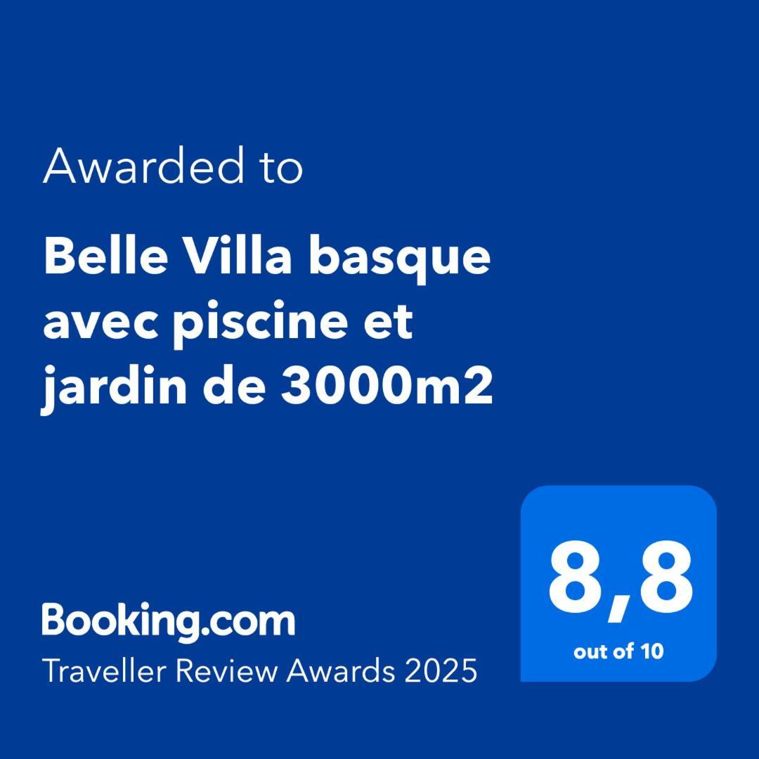 Belle Villa Basque Avec Piscine Et Jardin De 3000M2 Сен-Жан-де-Люз Экстерьер фото